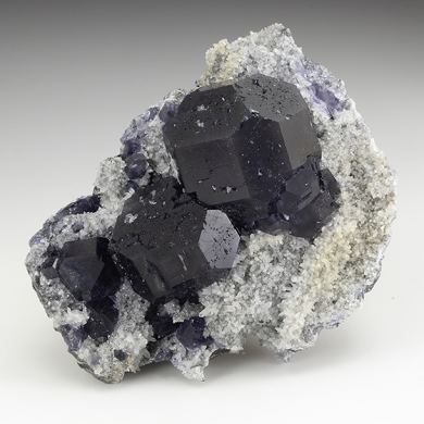 Fluorite with Quartz