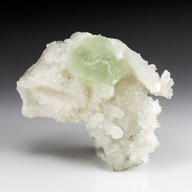 Fluorite with Quartz