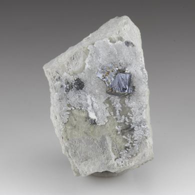 Pyrargyrite with Pyrite, Quartz