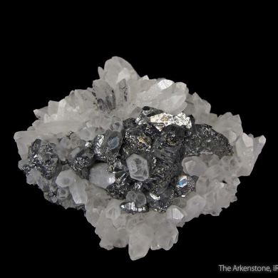 Bournonite and Quartz (rare locale)