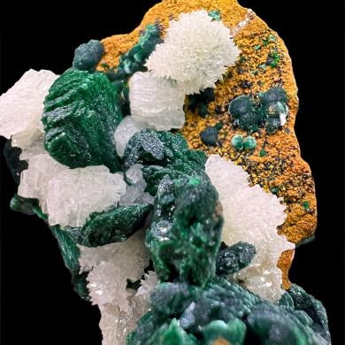 Cerussite, malachite 