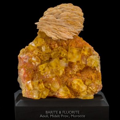 Barite & Fluorite from Morocco