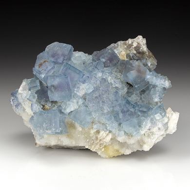 Fluorite with Quartz
