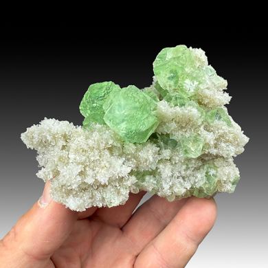 Fluorite with Quartz