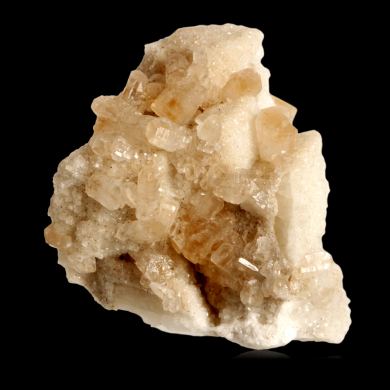 Strontianite with Dolomite.