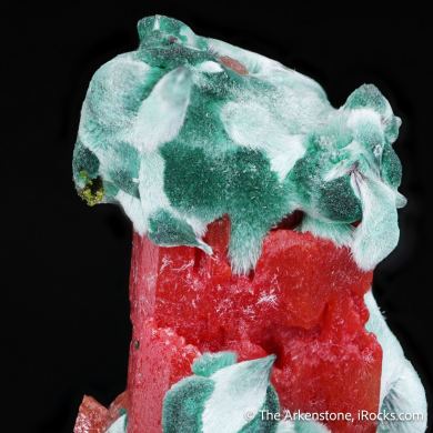 Chalcotrichite included Cerussite with Malachite