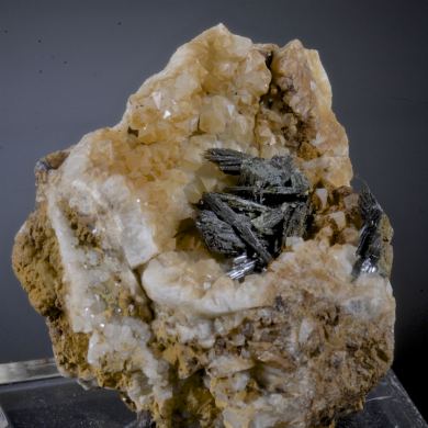 Olivenite on Quartz - classic Cornwall