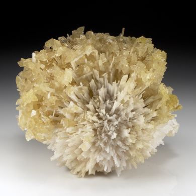 Calcite with Scolecite