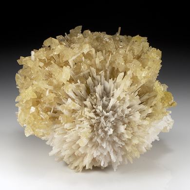 Calcite with Scolecite