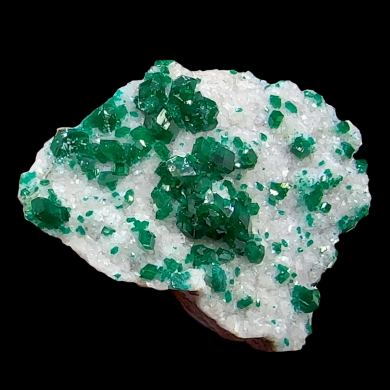 Dioptase, calcite TSUMEB